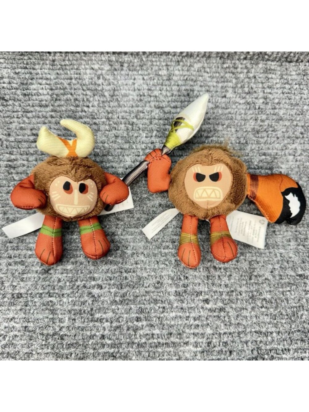 Disney Store Moana Kakamora Lot Of 2 Coconut Pirates Stuffed Animal Plush Toy